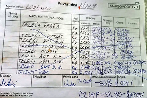 otpremica s rukopisom