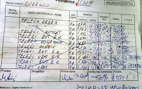 otpremica s rukopisom