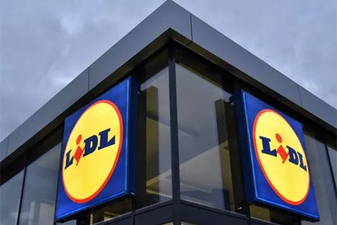 lidl znak na objektu